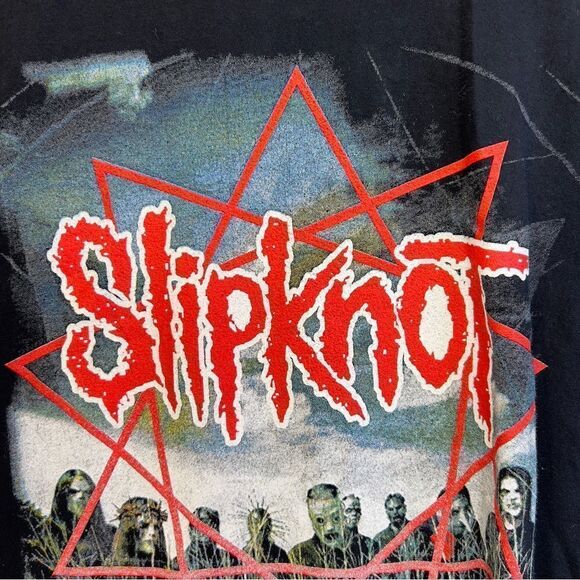 2009 Vtg Slipknot All hope is gone Band Concert Shirt L - Picture 4 of 16